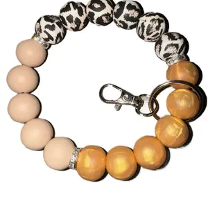 Golden Cheetah Wristlet