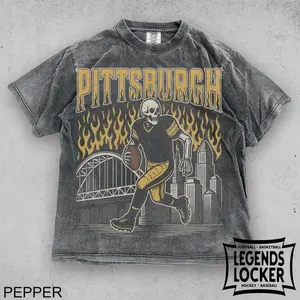 Pittsburgh Football T-Shirt, Vintage Retro  Graphic Tee, Old School Game Day Shirt,  Fan Apparel