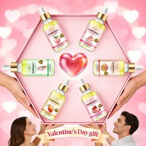 Ikzee Body Juice Essential Oil Set, Low Concentration Scented Fragrance Aroma Moisturizing Care Massage Oil, Ph Balanced Skincare Gift for Valentine's Day