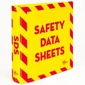 Avery UltraDuty SDS Binder with Chain, Durable Poly Binder, 1-1/2" Slant Ring, Holds 375 Sheets (77711)