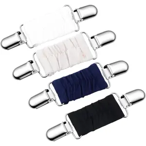 4 count Cinch Clips for Dresses, Elastic  Cincher Clip, Dress Tightener Clip for Tightening Clothes, Adjustable  Clips for Shawls, Cardigan, Shirt, Sweaters, Easy Grip Metal Fastener