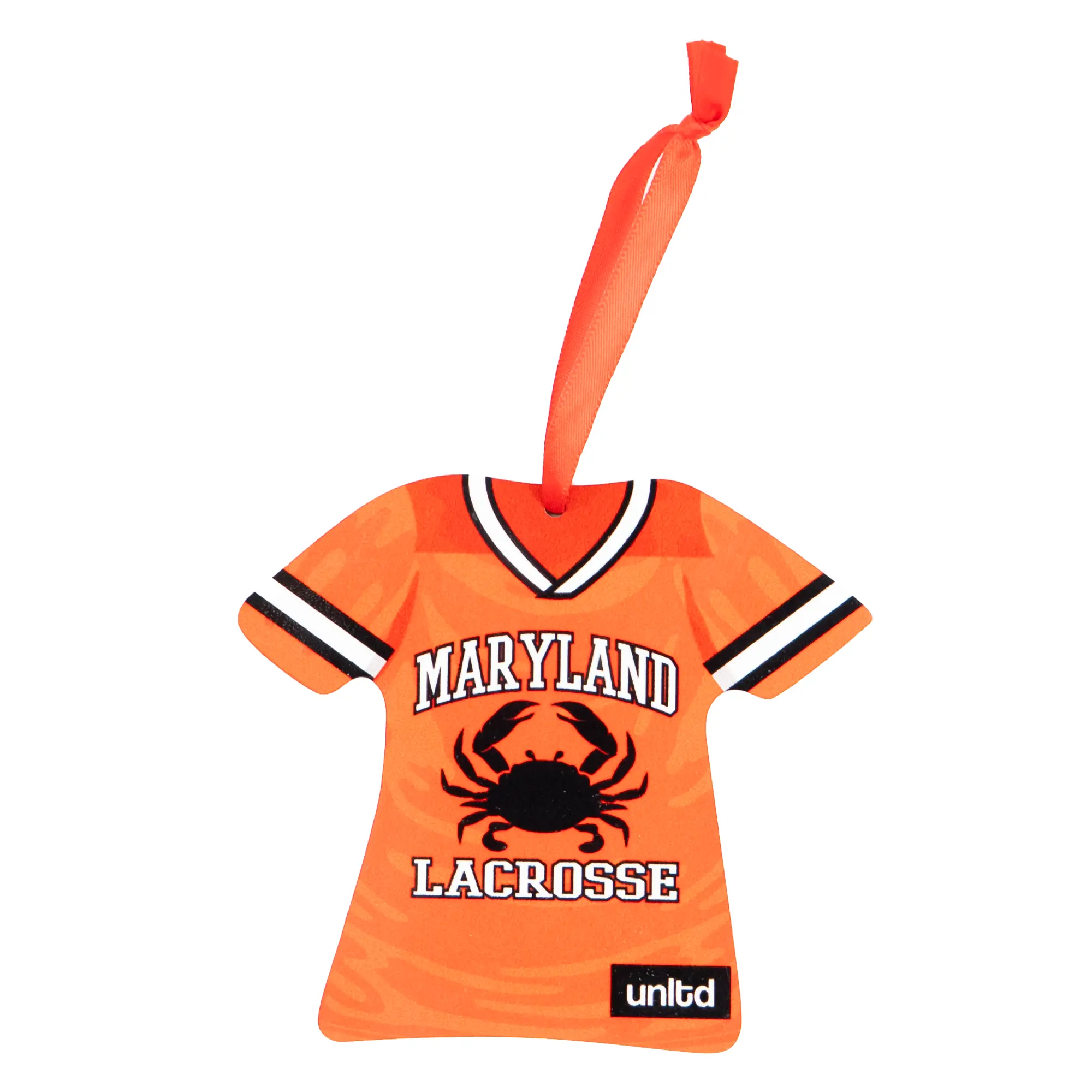 Maryland Jersey-Look Lacrosse Ornament - Lightweight Team Spirit Decor for Christmas Tree, Lacrosse Players