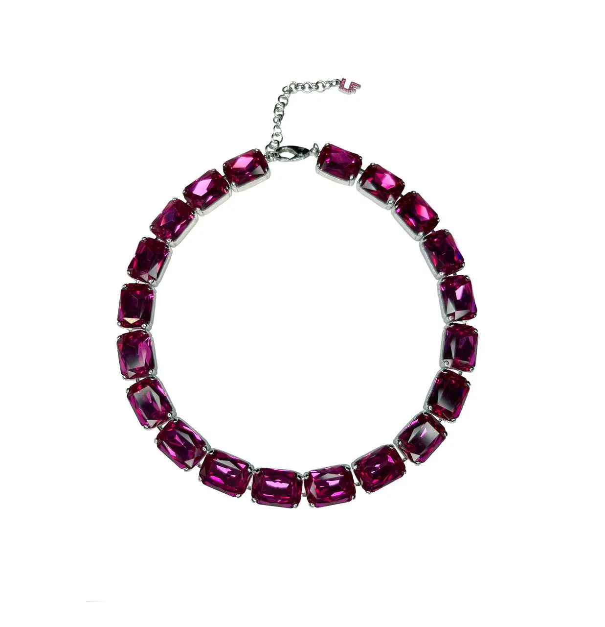 Juliana Large Emerald Cut Necklace