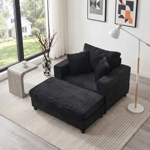 Black + Corduroy + 1 Seat + Primary Living Space-2