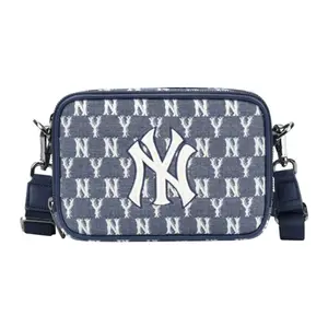 MLB Monogram Series Vintage Full-Print NY Yankees Camera Bag in Navy Blue for Men and Women