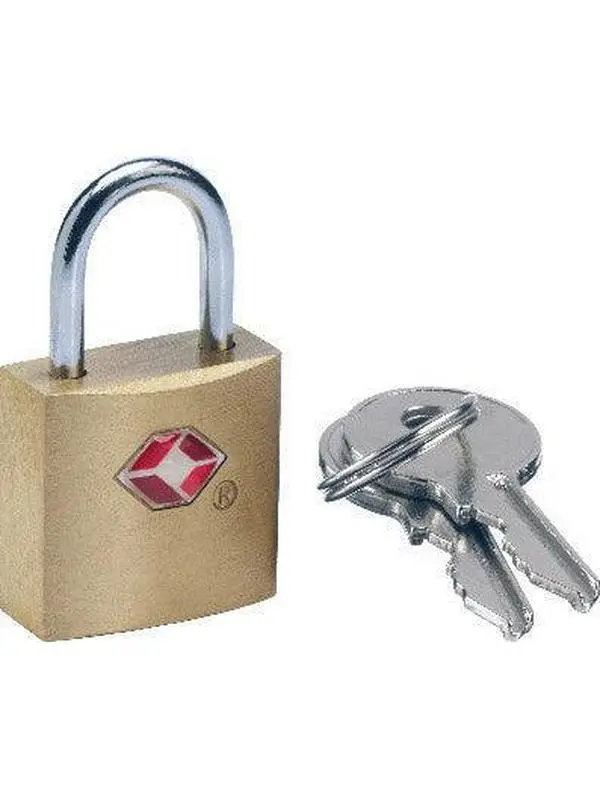 Go Travel TSA Brass Key Padlocks