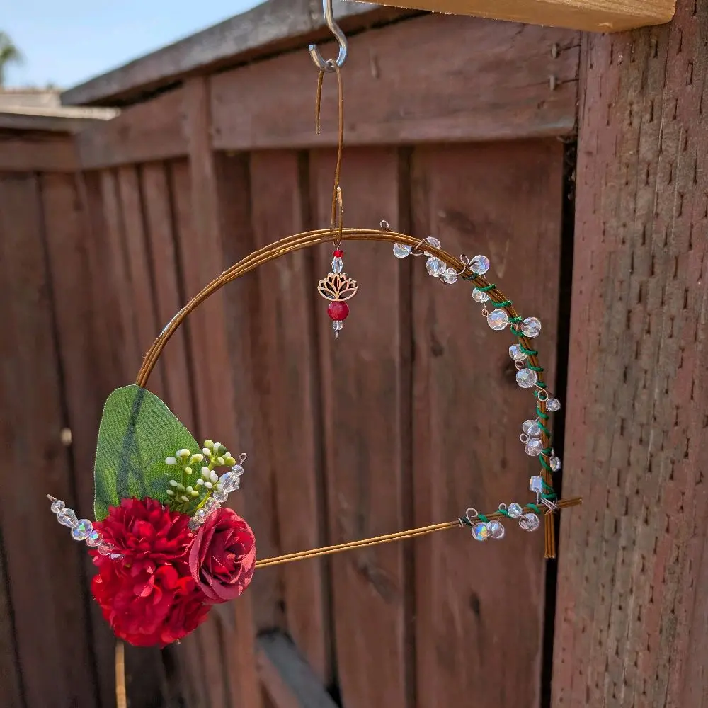 Rose Hummingbird Swing
