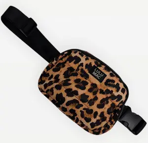 Lulu Mac Leopard Puffer Bag