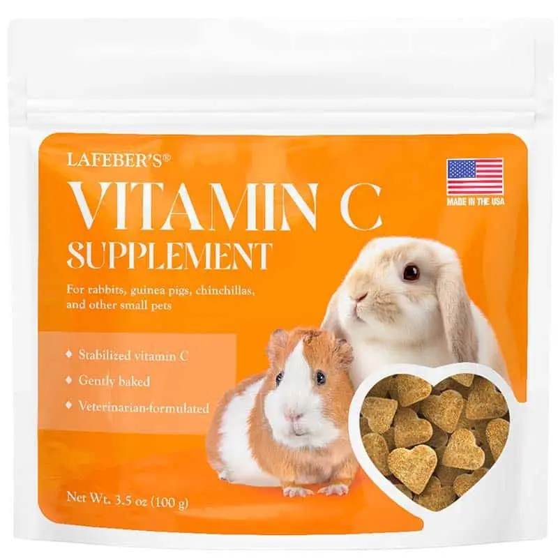 Lafeber - Vitamin C Supplement for guinea pigs rabbits chinchillas and other small pets 3-5-oz
