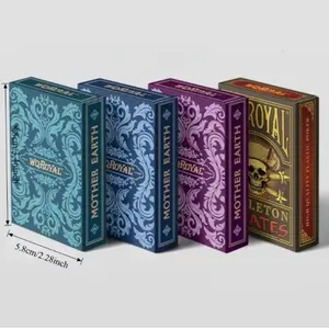 Dual-Sided Frosted Matte Texture High Quality Premium PVC Plastic Playing Cards, Durable Mother Earth Gaia Deck with Versatile Themes Suitable for Festive Games and Holidays, Perfect for Hotels and Gatherings