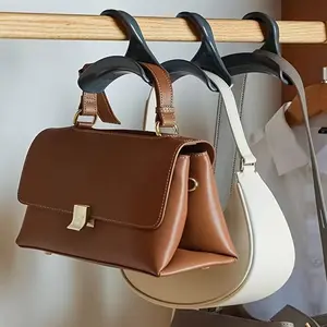 7pcs Hooks for Wardrobe Display, Organize Bags Hats Scarves, Purse Hook, Perfect for Closet Storage, Durable & Space-Saving Design
