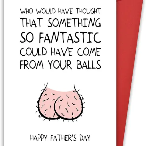 Fathers Day Card, Fathers Day Funny Gifts from Daughter Son Kids Wife, Best Jokes Daddy Gift Ideas, Boy Girl Dad Gifts, Gag Gift for Dad Who Wants Nothing, Humorous Unique Card for Husband Father
