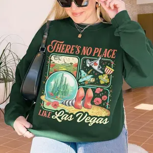 [Sale off up to 50%] There’s No Place Like Las Vegas Sweatshirt, Yellow Brick Road Tshirt, The Wonderful Wizard Film Tee, Off to See Wizard, streetwear graphic tee