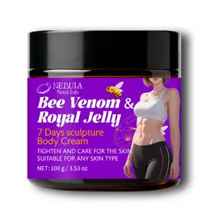 Royal Bee Venom Body Firming Cream 100g, Active Bee Venom Extract, Luxurious Plant Extracts, Dense Texture, Absorbs Easily, Firms Skin, Reduces Wrinkles, Moisturizers