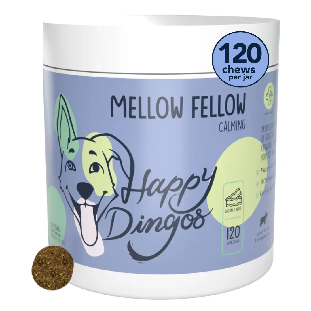 Happy Dingos Hips Don't Lie – Hip & Joint Mobility Chews for Dogs, 120 Count