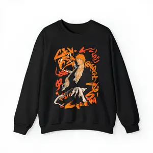 BLEACH Ichigo Kurosaki Cool Streetwear Design Unisex Anime Sweater, Bleach Anime Sweatshirt, Bankai, Anime Merch, Gift For Anime Lovers