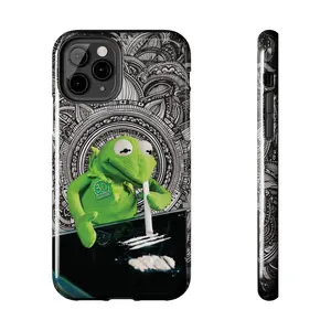 Funny Kermit Phone Case for iPhone 17 16 15 14 13 12 Pro Max / Plus / Pro – Funny iphone Case, Meme Phone Case, Gen Z iPhone Case, Trendy Protective Case, Funny Teen Gift, Aesthetic Phone Cover