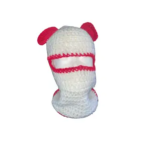 White bear ear ski mask