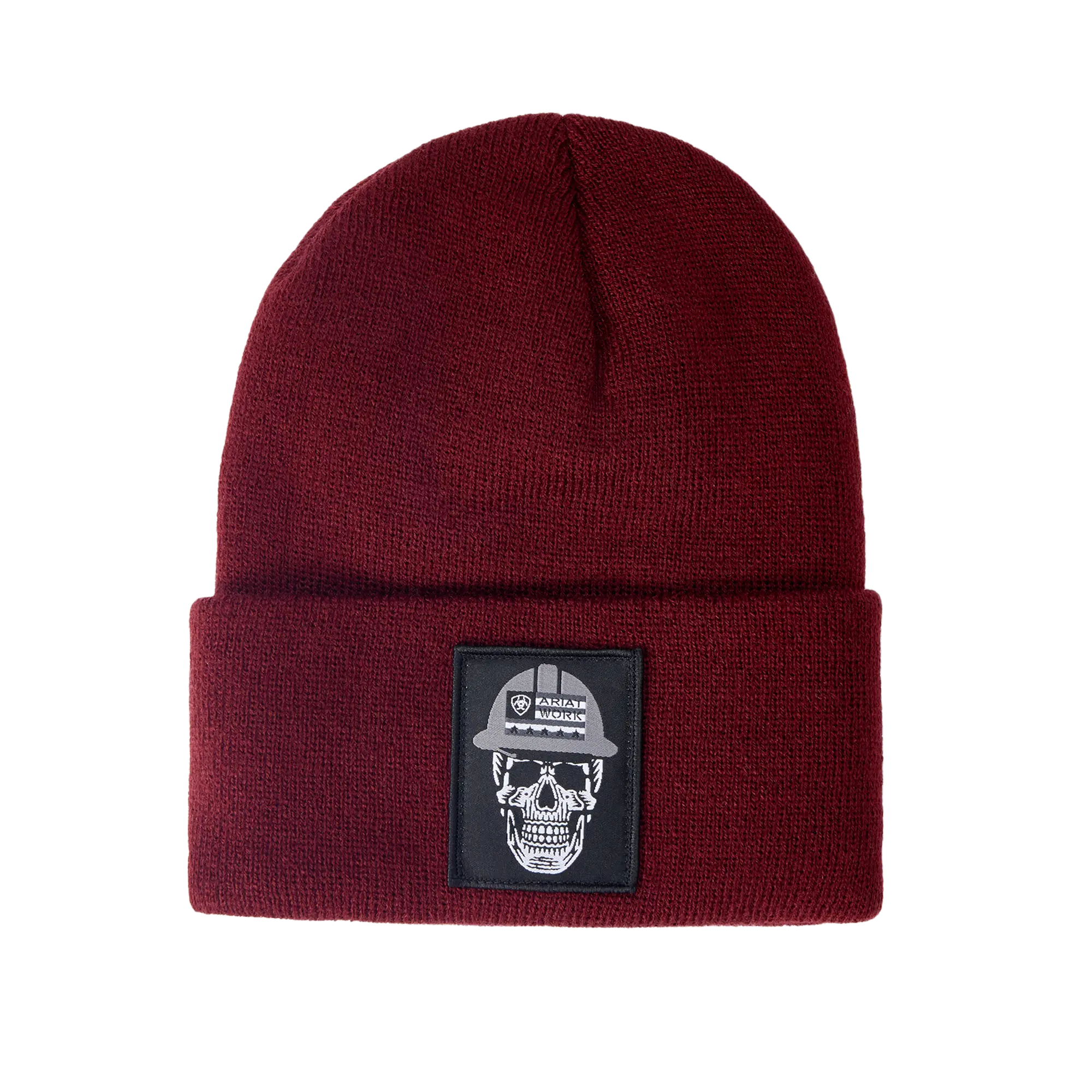 Ariat® Men's Rebar Roughneck Malbec Watch Beanie Cap 10041449