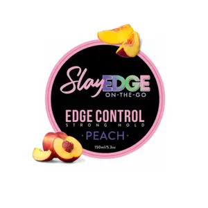 SLAYEDGE ONTHE GO Edge Control Gel Perfect Edge Control for 24hrs Strong Hold Water Based Formula Haircare Peach hair  gel strong  edge extreme hold styling  gel hair  gift  Scent Smooth