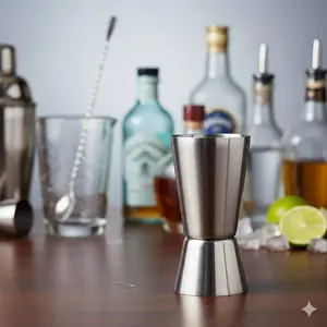 Portable Rust-Proof Stainless Steel Bartending Kit: Quick-Disassembly Cocktail Shaker Set, Camping Travel Outdoor Bar Accessories, Easy-Clean Mixologist Tools for Home Pub & Multi-Scene Use