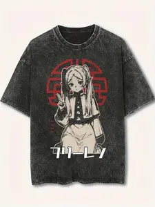 Frieren Anime T-Shirt | Vintage Wash Graphic Tee