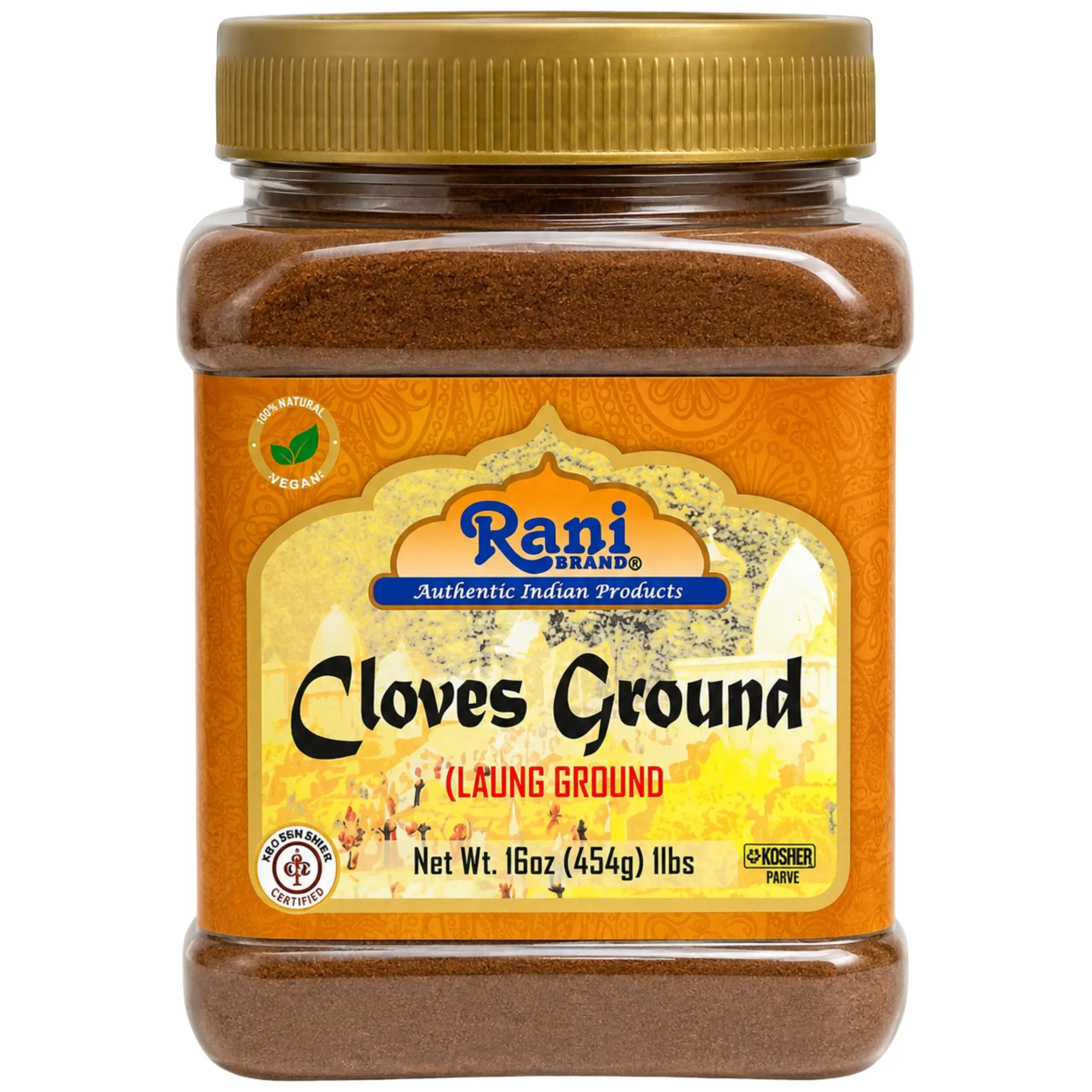 Rani Cloves Powder (Laung) Indian Spice 16oz (1lb) 454g PET Jar ~ All Natural, Gluten Friendly | NON-GMO | Kosher | Vegan | Indian Origin