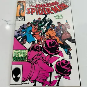 Marvel Comics The Amazing Spider-Man #253 1984 Marvel Comics 1st App Of Rose! VF-