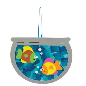10" Fishbowl Tissue Paper Acetate Craft Kit - Makes 12