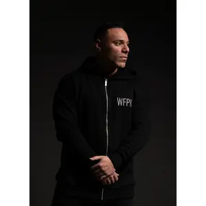 Alpha Black Zip Up Hoodie