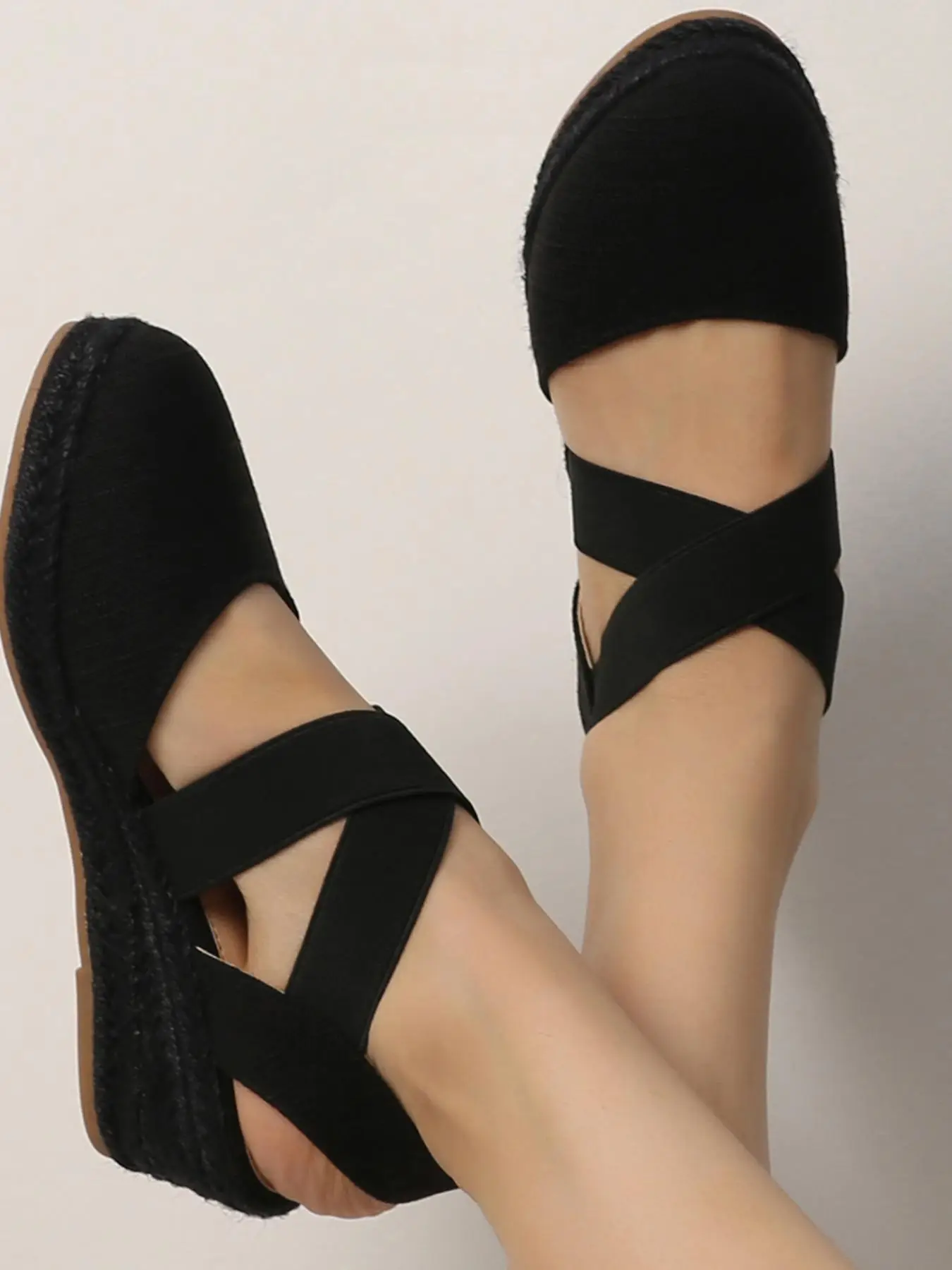 Women's Elegant Minimalist Wedge Sandals, Casual Trendy Soft Comfy Platform Wedge Shoes for Girl, All-match Chic Wedge Shoes for Daily Wear for Summer