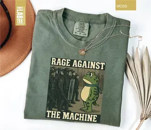 Portland Frog Protest Comfort Colors® T-Shirt Shirt, Rage Against The Machine Shirt, Anti-ICE Tee, Anti Establishment Tee, Activist T-Shirt
