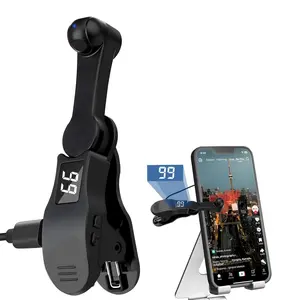 Auto Clicker for Smart Phone 2025 New Phone ScreenTapper for Phone Apps Video Live Streaming Gadget FastClick Simulation Finger Continuous Click for LiveBroadcasts Likes Games Shopping Reward Tasks Automatic Selfie Android Handle Black tripod Smartphone