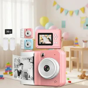 Portable Mini Instant Camera & Photo Printer 2-in-1! Kids Digital Camera with 2.4" Screen, Creative Drawing & Photography. Rechargeable Battery, Perfect Gift for Holidays & Everyday Fun. Easy for Children to Capture & Print Instantly!