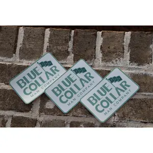 Blue Collar Man Company Sticker