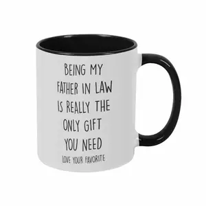 Being My Father In Law Mug, Father In Law Gift, Fathers Day Gifts, Ceramic Mug From Bride, Dad In Law Birthday Gifts Cup, 11 15oz Ceramic Cup Tumbler Coffee