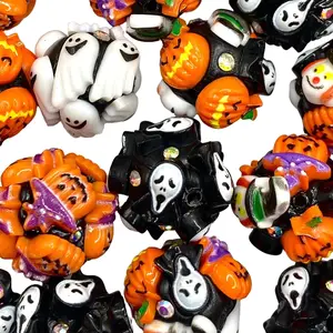 Happy Hunting 3.0 Fancy Halloween Theme Beads - Spooky Pumpkin Beading DIY Supplies