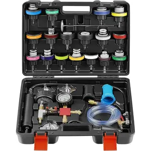 Radiator Coolant  Tester & Vacuum Refill Kit, 28- Universal Cooling System Radiator Leak Tester & Refiller