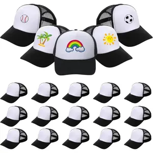 20 Pack Sublimation Blank Trucker Hats Bulk Adjustable Mesh Baseball Caps for Men and Women2026