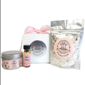 Protection Gift Set with Oil, Candle & Bath Salts | Art Of The Root