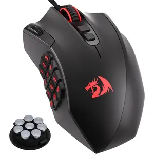 M921 MMO Gaming , 12400 DPI  Wired RGB Mice w/18 Programmable Buttons, 12 Side Macro , Software Supports for PC Laptop