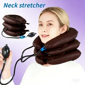 Inflatable Air Cervical Traction Neck Stretcher, Convenient Home Device for Neck Muscle Care, Christmas Gift