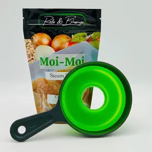 100-Pack of Moi Moi Steaming Pouch Bags - Reusable Collapsible Cooking Bags for MoiMoi, Okpa, Agidi, and More Professional Double