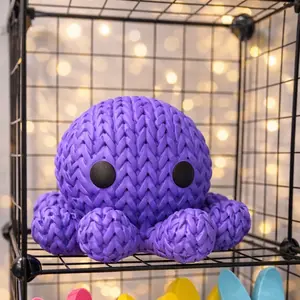 Jumbo 3-D printed Knit Textured Animals