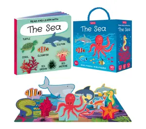Sassi: Q-Box - The Sea - Read-Play-Learn Underwater Set Puzzle
