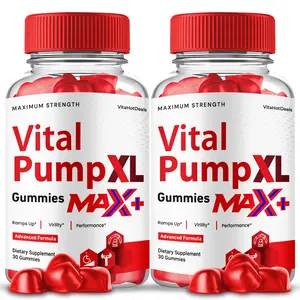 Vital Pump XL Max + Gummies for Men, 2x Stronger, VitalPump XL Max+ (2 Pack)