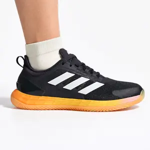 Adidas Women's Black/Spark Adizero Ubersonic 4.1 CL Sneakers, IF6531 (No Box)