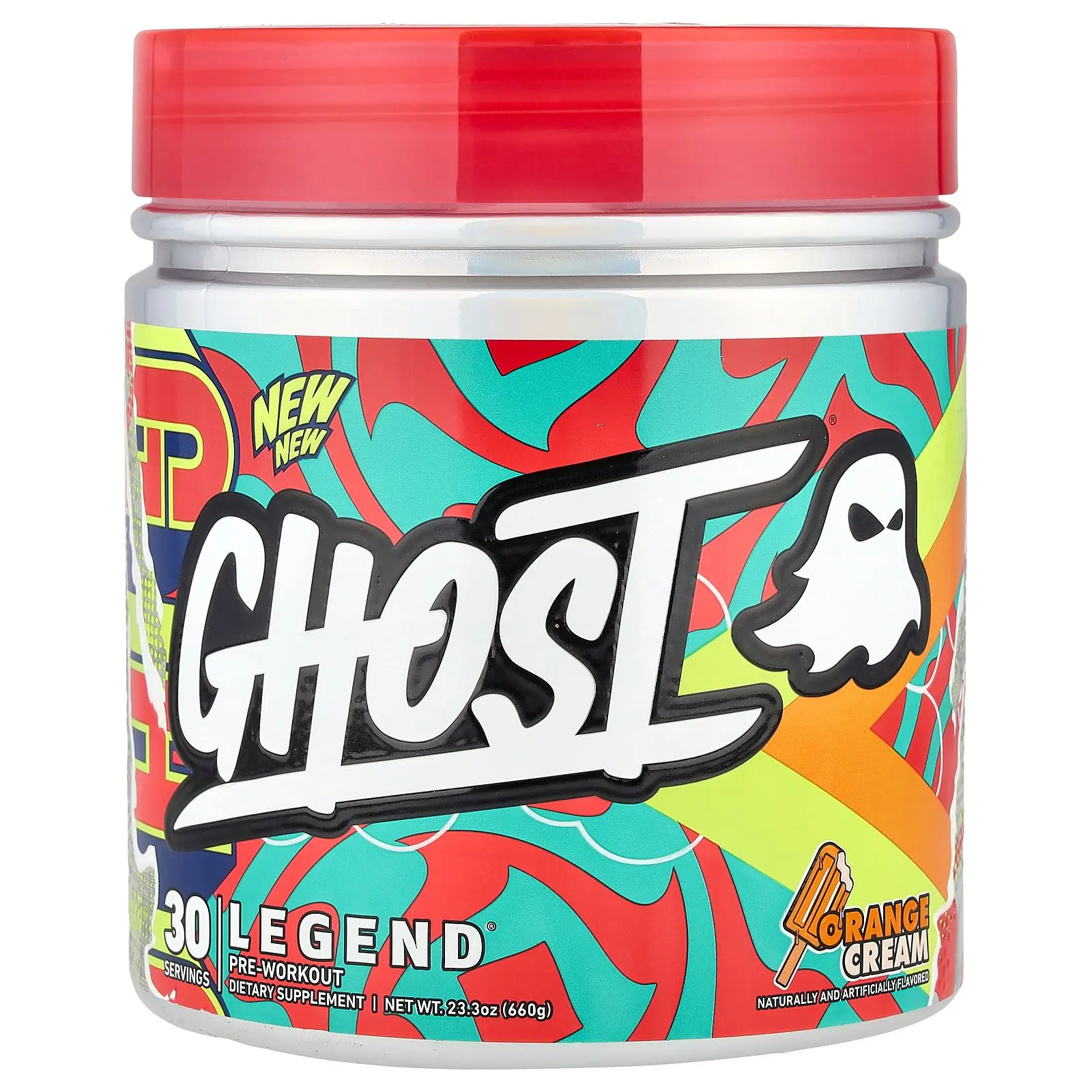 Ghost Legend® Pre-Workout, Orange Cream, 23.3 oz (660 g)