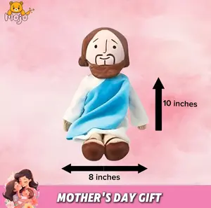 Jesus plush toy,  10 inch, Soft and cuddly stuffed toy for kids and adults, lovely plush gift, religious thanksgiving christmas christian baptism gifts, christmas decorations, my first addiction toys, stuffed toys for adults, thanksgiving christmas gift