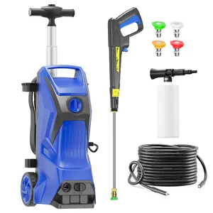 2400PSI Electric Pressure Washer  1.7GPM Power Washer Wash Machine Electric Powered with Foam Cannon for Car, Floor, Garage,Blue